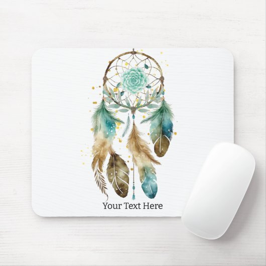 Mystic Dreamcatcher Spirituelle Metaphysische Yoga Mousepad (Mit Mouse)