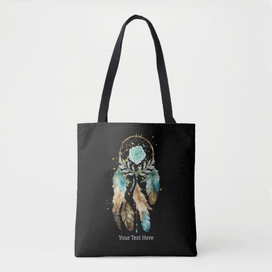 Mystic Dreamcatcher Spirituelle Metaphysische Yoga Tasche (Vorderseite)