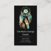 Mystic Dreamcatcher Spirituelle Metaphysische Yoga Visitenkarte (Vorderseite)