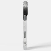 Mystic Elegance | Aquamarines Blau und Rose Gold A Case-Mate iPhone Hülle (Rückseite / Rechts)