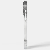 Mystic Elegance | Aquamarines Blau und Rose Gold A Case-Mate iPhone Hülle (Rückseite / Links)