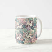 Mystic Elegance: Pastel Kirin Whispers Kaffeetasse (VorderseiteRechts)