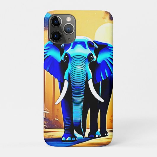 Mystic Elephant: Sunset Forest Journey Case-Mate iPhone Hülle (Rückseite)