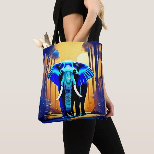 Mystic Elephant: Sunset Forest Journey Tasche (Von Nahem)