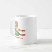 Mystic Emerald Drachen Kaffeetasse – Fantasy Kreat (Vorderseite Links)