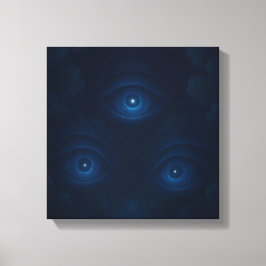 Mystic Energy Eyes Canvas Wall Art Leinwanddruck