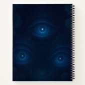 Mystic Energy Eyes Notebook Notizblock (Rückseite)
