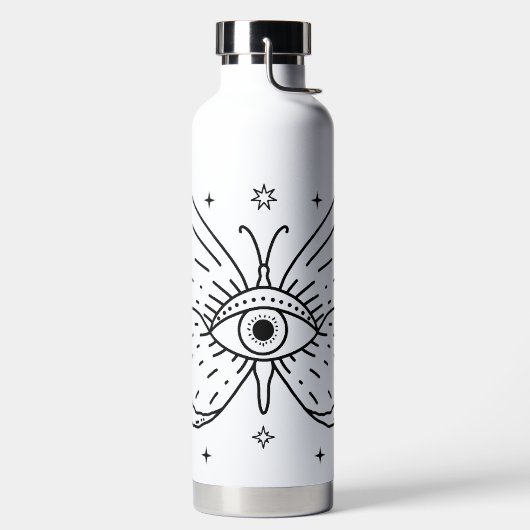 Mystic Eye Butterfly Water Bottle Trinkflasche (links)