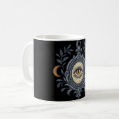 Mystic Eye Halloween Boho Kaffeetasse (Vorderseite Links)