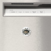 Mystic Eye Magnet | Surreal Art Fridge Magnet (In Situ (Geschirrspüler))