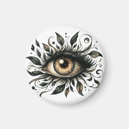 Mystic Eye Magnet | Surreal Art Fridge Magnet (Vorne)