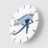 Mystic Eye of Horus Symbol Runde Wanduhr (Winkel)