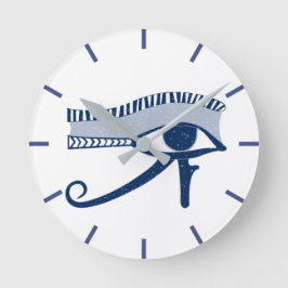 Mystic Eye of Horus Symbol Runde Wanduhr