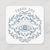 Mystic Eye Rose Reben Magischer Boho Auftrag Danke Quadratische Visitenkarte (Vorderseite)