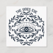Mystic Eye Rose Vines Boho Custom Hang Tag (Vorderseite)