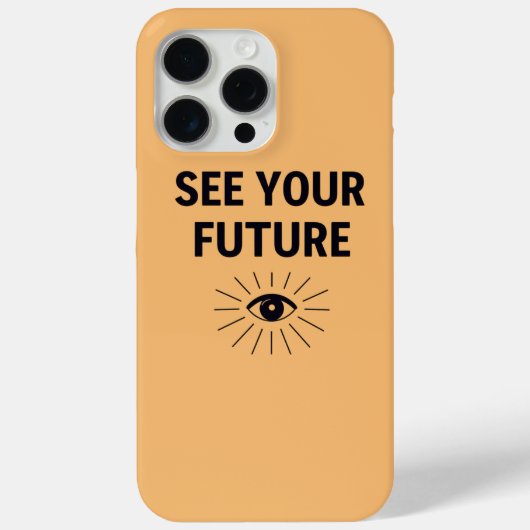 Mystic Eye See Your Future Minimalistisch iPhone 1 Case-Mate iPhone Hülle (Rückseite)