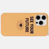 Mystic Eye See Your Future Minimalistisch iPhone 1 Case-Mate iPhone Hülle (Rückseite (Horizontal))