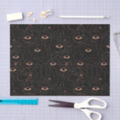 Mystic Eyes & Floral Faces Tissue Paper Seidenpapier (Handwerk)