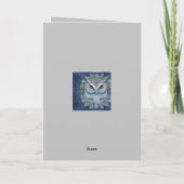 Mystic Fantasy Fowl Dankeskarte (Rückseite)