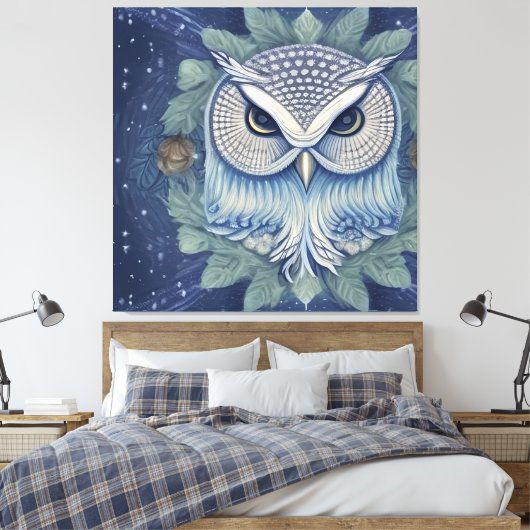 Mystic Fantasy Fowl Leinwanddruck (Insitu (Schlafzimmer))