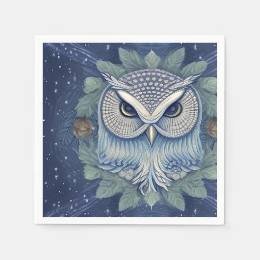 Mystic Fantasy Fowl Serviette (Vorderseite)