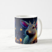 Mystic Fantasy Rabbit Kaffeetasse (VorderseiteRechts)