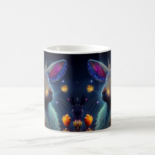 Mystic Fantasy Rabbit Kaffeetasse (Mittel)
