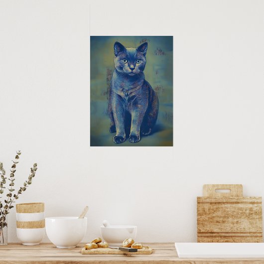 Mystic Feline Poster (Küche)