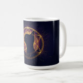 Mystic Feline Within the Sacred Circle Kaffeetasse (VorderseiteRechts)