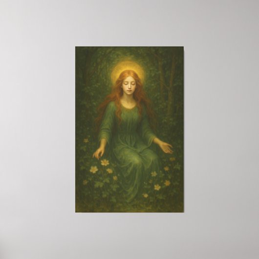 Mystic Fine Art Collection – Sacred Light Portrait Leinwanddruck (Vorderseite)