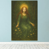 Mystic Fine Art Collection – Sacred Light Portrait Leinwanddruck (Insitu (Holzboden))
