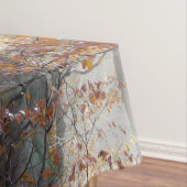 Mystic Foggy Forest im Herbst Tischdecke (Beispiel)