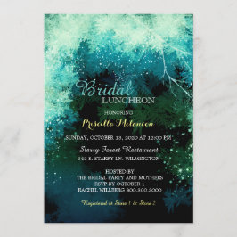 Mystic Forest Brautparty Luncheon Einladung