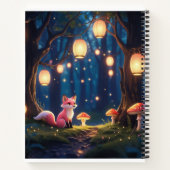 Mystic Forest Dreams Fantasy Art Notebook Notizblock (Rückseite)