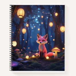 Mystic Forest Dreams Fantasy Art Notebook Notizblock