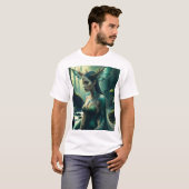 Mystic Forest Guardian – Enchanted Streamlight T-Shirt (Vorne ganz)