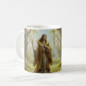 Mystic Forest Mage Fantasy Kaffeetasse (Vorderseite Links)