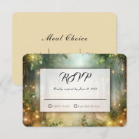 Mystic Forest Meadow Magic Hochzeit RSVP