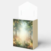 Mystic Forest Meadow Magic Monogram Hochzeit Geschenkschachtel (Geöffnet)