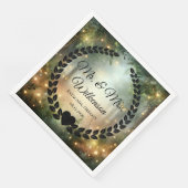 Mystic Forest Meadow Magic Mr. & Mrs. Frischvermäh Serviette (Ecke)
