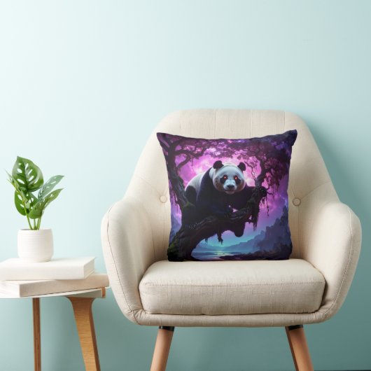 Mystic Forest Panda Kissen (Stuhl )