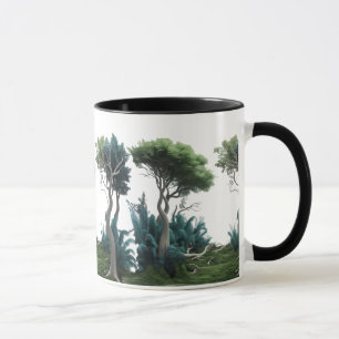 Mystic Forest Path - Nature Inspiriert Artistic Co Tasse
