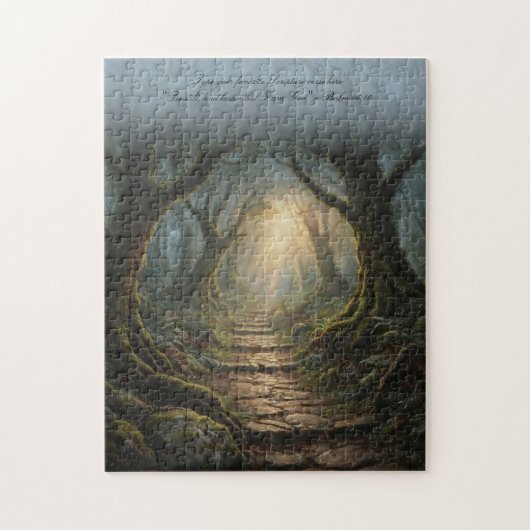 Mystic Forest Path Spiritual Jigsaw Puzzle (Vertikal)
