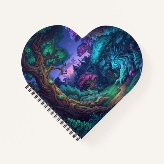 Mystic Forest Realm Notizblock (Vorderseite)