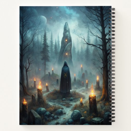 Mystic Forest Rituals - Custom Hexenjournal Notizblock (Rückseite)