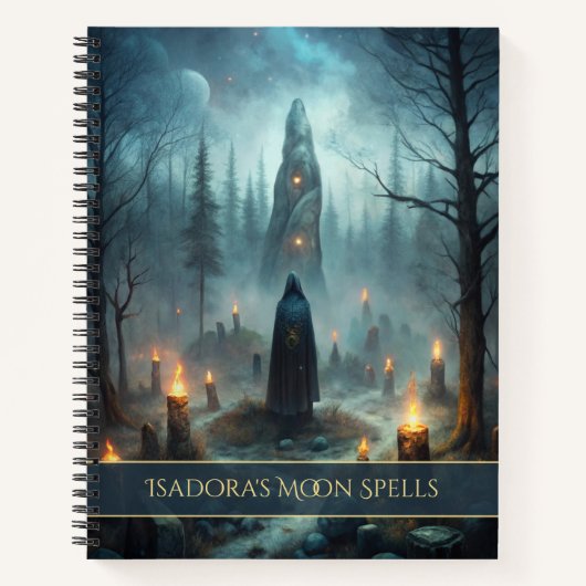 Mystic Forest Rituals - Custom Hexenjournal Notizblock (Vorderseite)