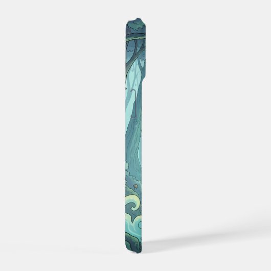 Mystic Forest Spirits iPhone 15 Hülle (Rechte Seite)