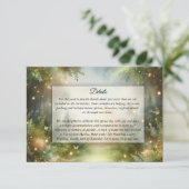 Mystic Forrest Meadow Magic Begleitkarte (Stehend Vorderseite)