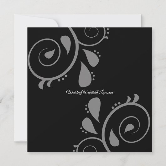 Mystic Forrest Meadow Magic Einladung (Rückseite)