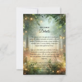 Mystic Forrest Meadow Magic Einladung (Vorderseite)